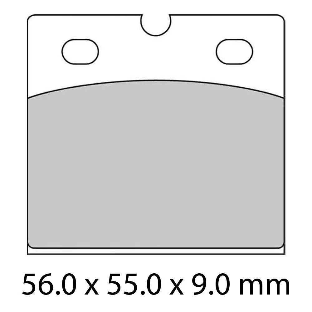 Ferodo Brake Pads - Fdb108cpro (Pk=2 Pads) [Bq25] 1