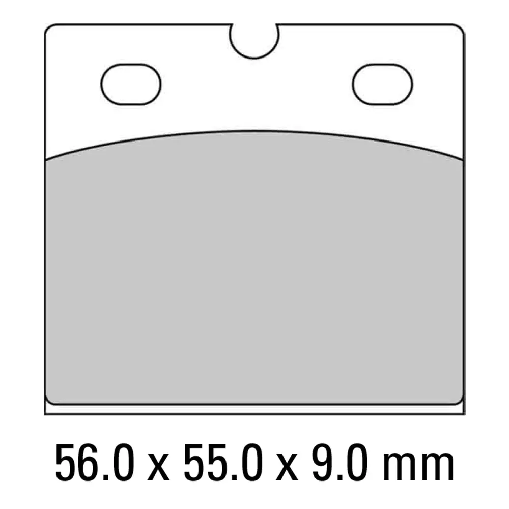 Ferodo Brake Pads - Fdb108st (Pk = 2 Pads) [Bq25] 1