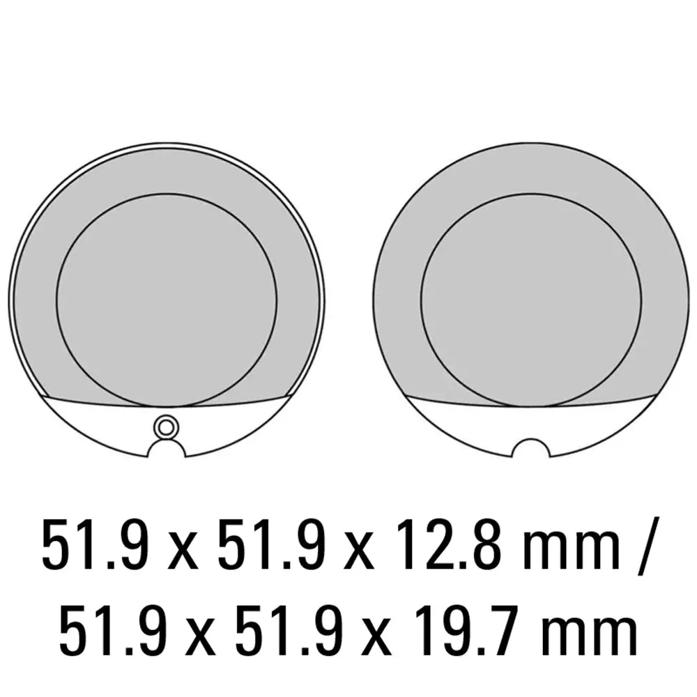 Ferodo Brake Pads - Fdb119p (Pk = 2 Pads) [Bq10] 1