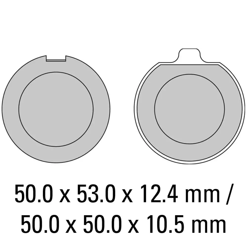 Ferodo Brake Pads - Fdb150p (Pk = 2 Pads) [Bq20] 1
