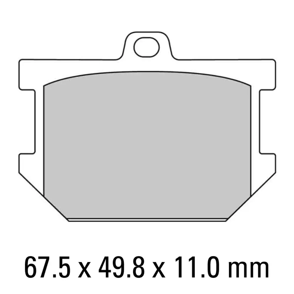 Ferodo Brake Pads - Fdb177p (Pk = 2 Pads) [Bq20] 1
