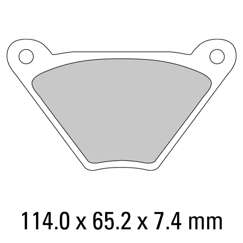 Ferodo Brake Pads - Fdb185p (Pk = 2 Pads) [Bq16] 1