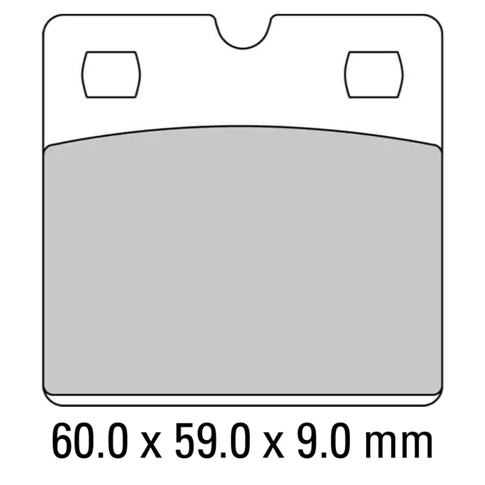 Ferodo Brake Pads - Fdb204p (Pk = 2 Pads) [Bq25] 1