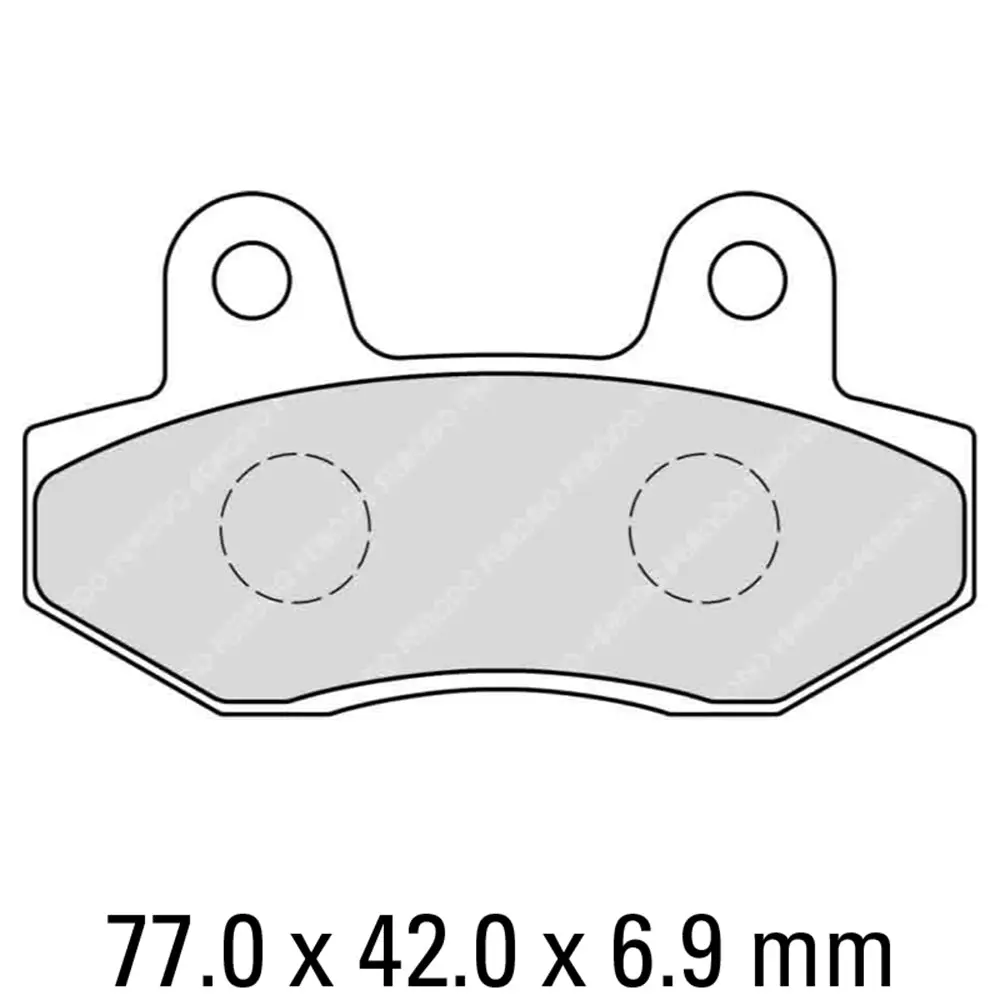 Ferodo Brake Pads - Fdb0312ef (Pk = 2 Pads) [Bq10] 1