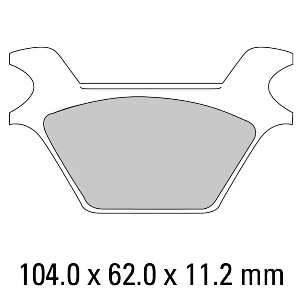 Ferodo Brake Pads - Fdb2001p (Pk = 2 Pads) [Bq10] ** 1