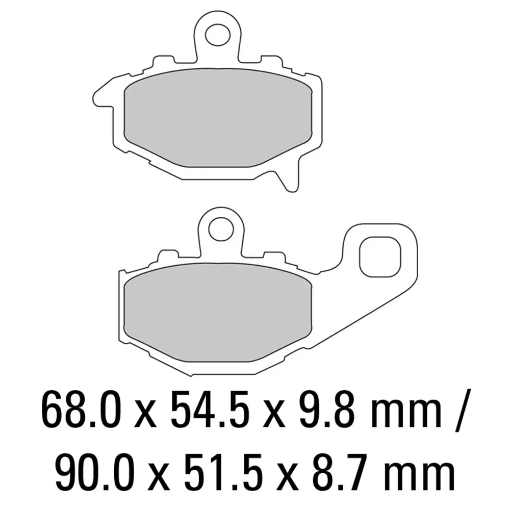 Ferodo Brake Pads - Fdb2012p (Pk = 2 Pads) [Bq25] 1