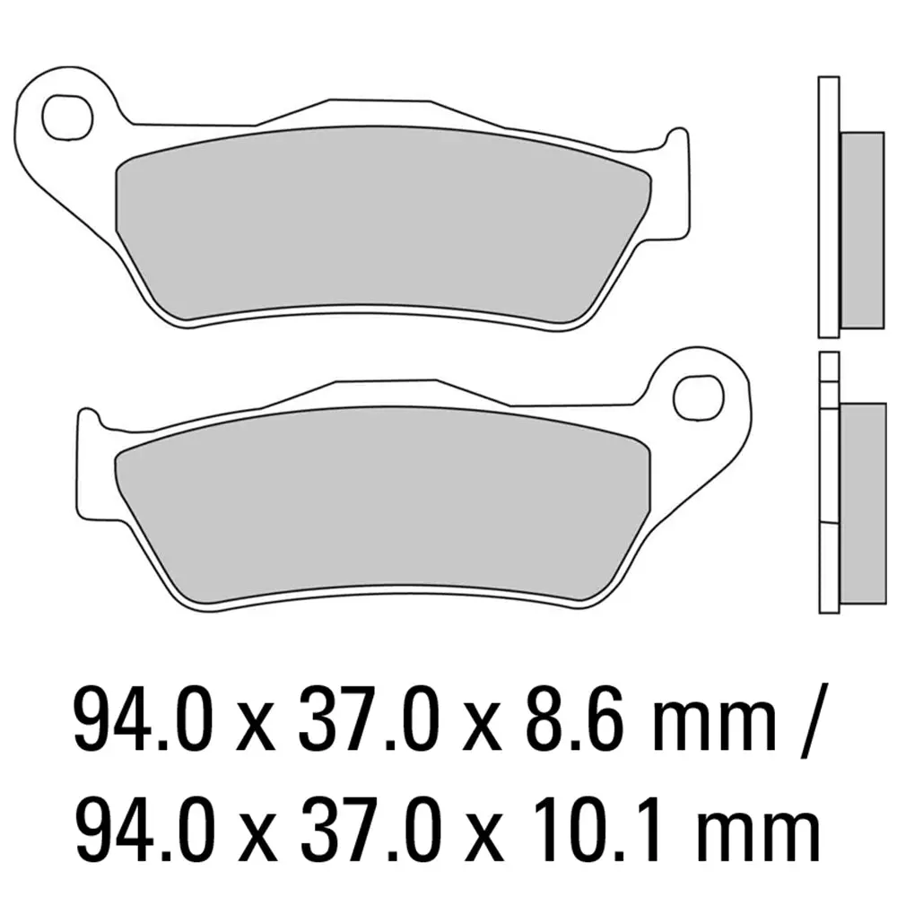 Ferodo Brake Pads - Fdb2039p (Pk = 2 Pads) [Bq25] 1
