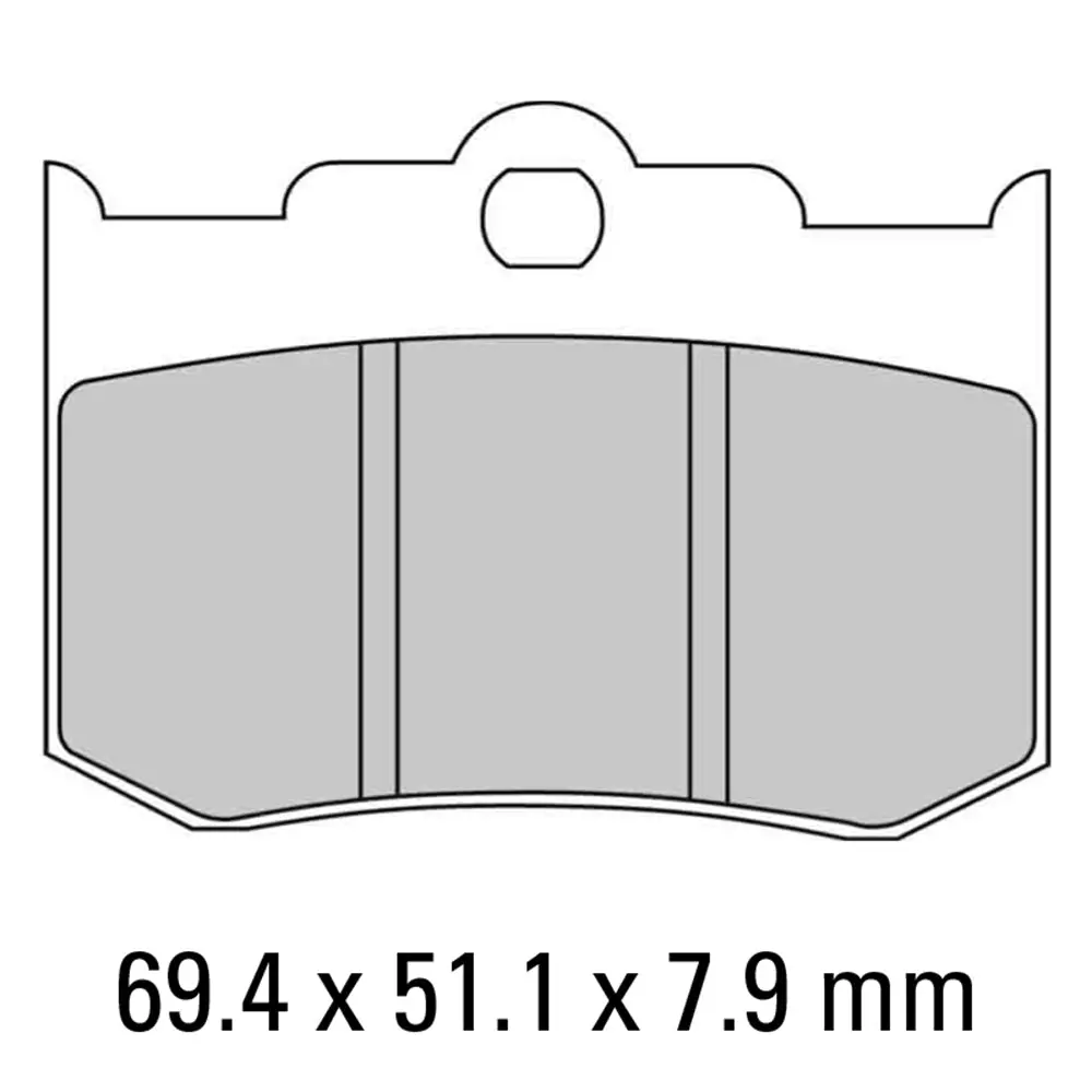 Ferodo Brake Pads - Fdb2040st (Pk = 2 Pads) [Bq25] 1