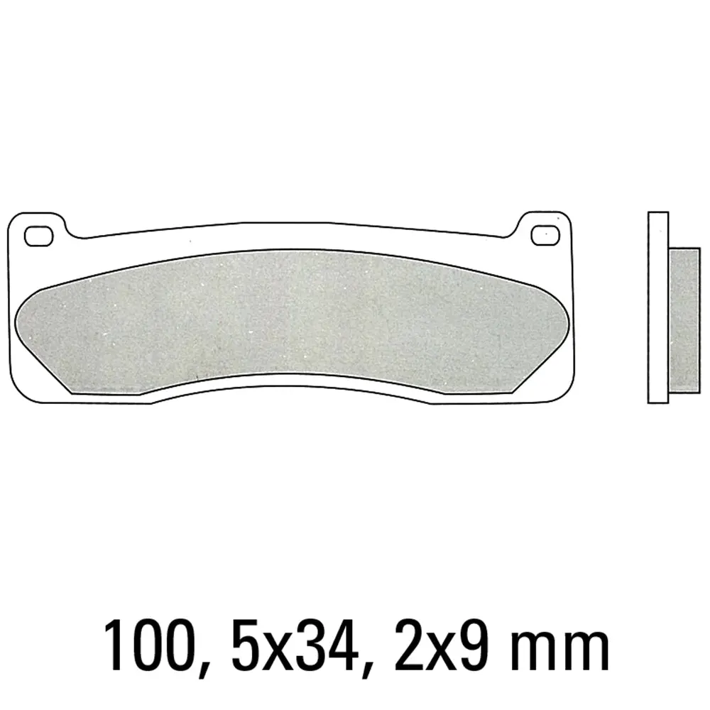 Ferodo Brake Pads - Fdb2043cp911 [Race Organic] 1