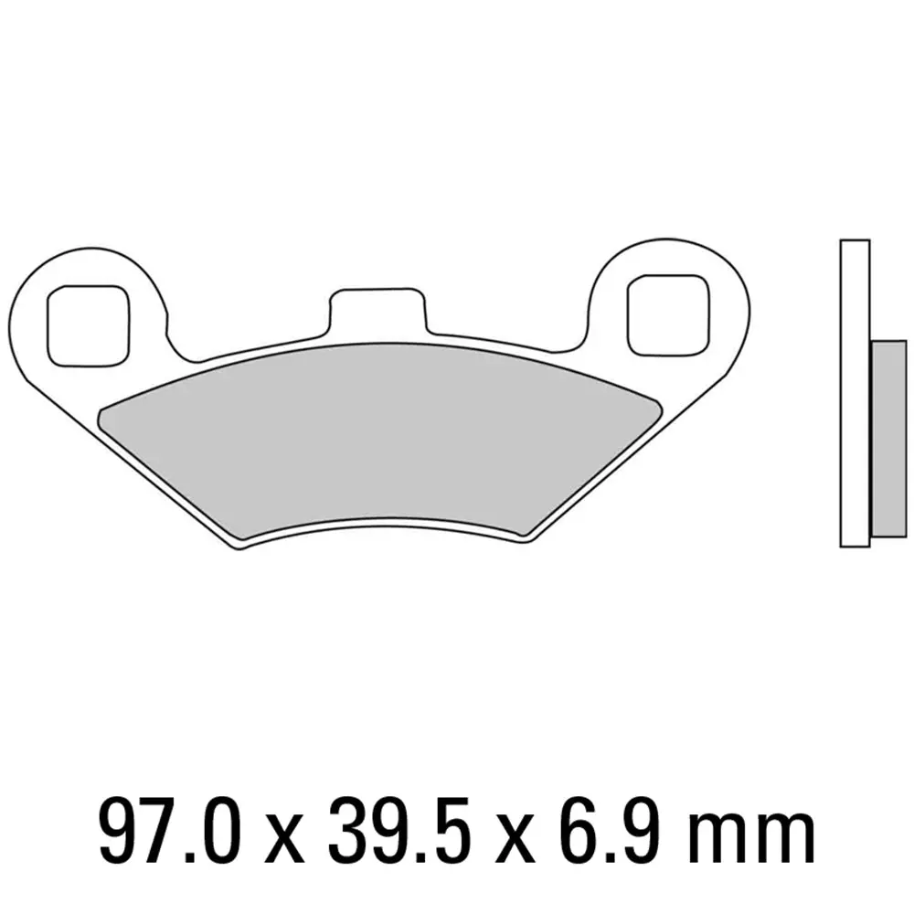 Ferodo Brake Pads - Fdb2055sg (Pk = 2 Pads) [Bq25] 1