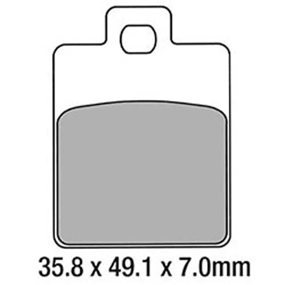 Ferodo Brake Pads - Fdb2057ef (Pk = 2 Pads) [Bq10] 1