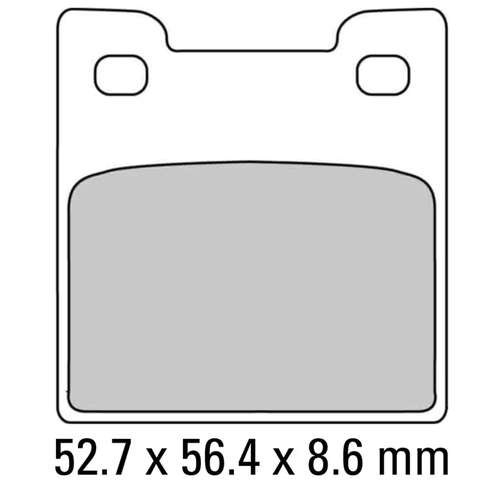 Ferodo Brake Pads - Fdb2058p (Pk = 2 Pads) [Bq20] 1