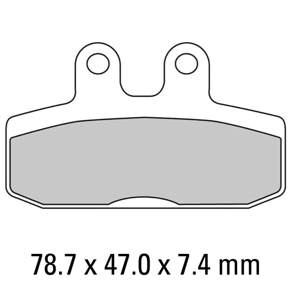 Ferodo Brake Pads - Fdb2060p (Pk=2 Pads) [Bq25] 1