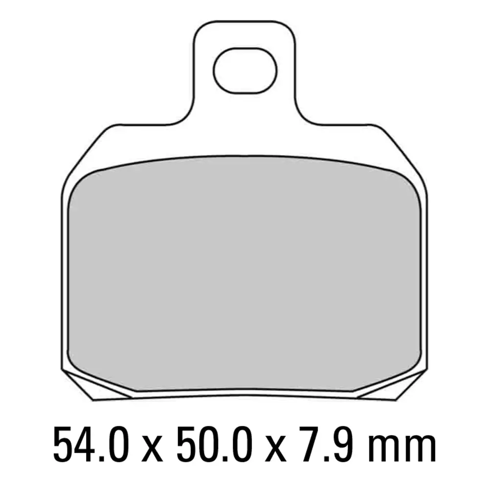 Ferodo Brake Pads - Fdb2074ef (Pk = 2 Pads) [Bq10] 1