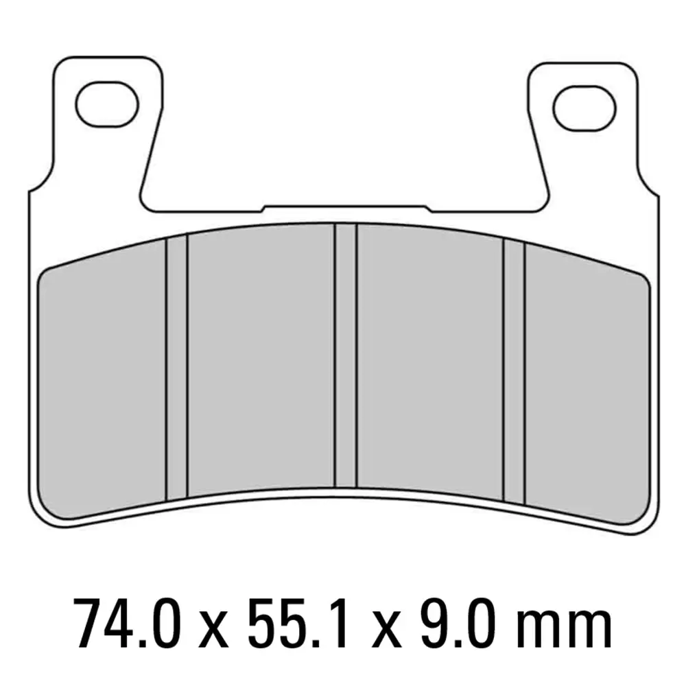 Ferodo Brake Pads - Fdb2079p (Pk = 2 Pads) [Bq25] 1