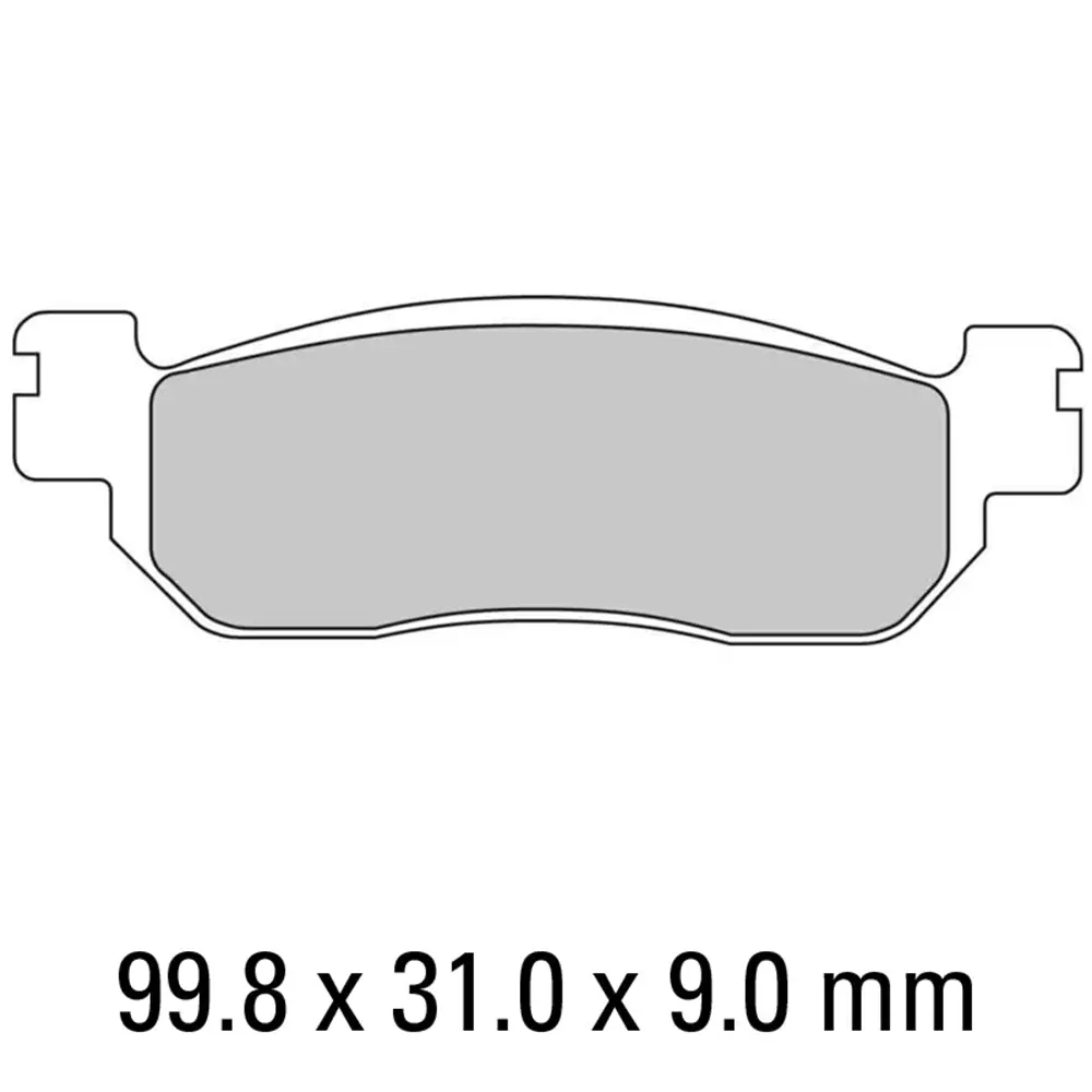 Ferodo Brake Pads - Fdb2083ef (Pk = 2 Pads) [Bq10] 1