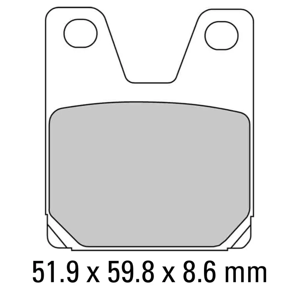 Ferodo Brake Pads - Fdb2084st (Pk = 2 Pads) [Bq25] 1
