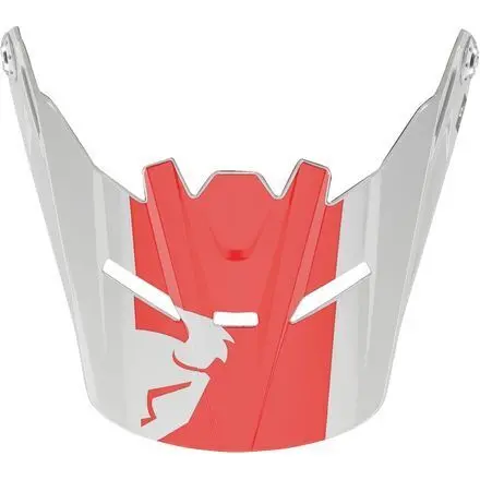 Thor Replacement Visor Peak For Sector Youth Helmets Shear Red/Light Grey 1