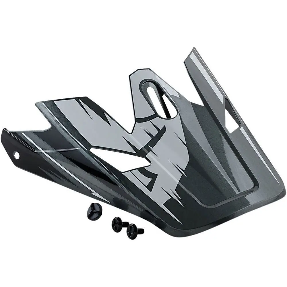 Thor Replacement Visor Peak For Sector Helmets Warp Charcoal/Black 1