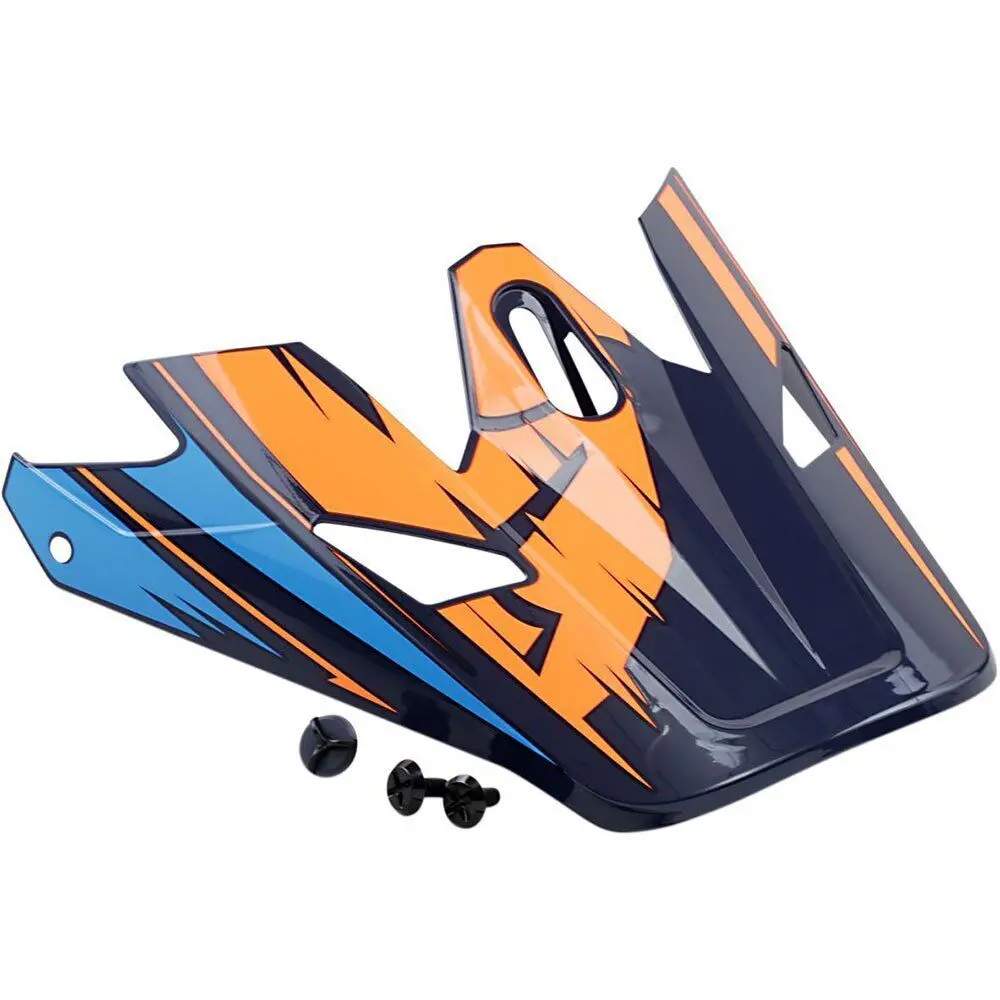 Thor Replacement Visor Peak For Sector Helmets Warp Navy/Blue 1