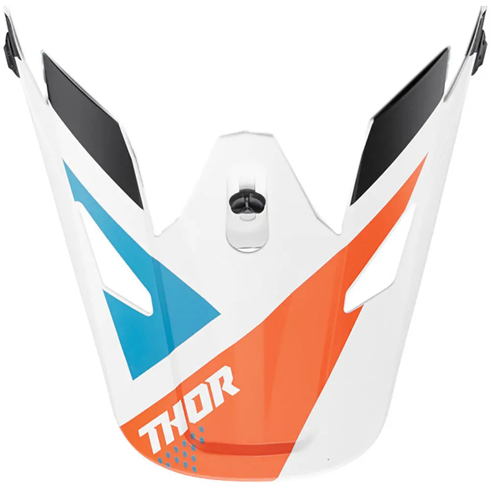 Thor Replacement Visor Peak For Sector Youth Helmets Blade White/Navy 1