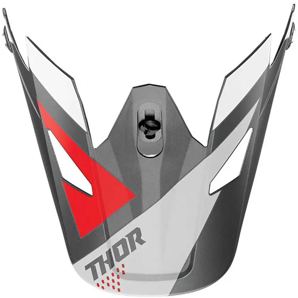 Thor Replacement Visor Peak For Sector Youth Helmets Blade Charcoal/White 1