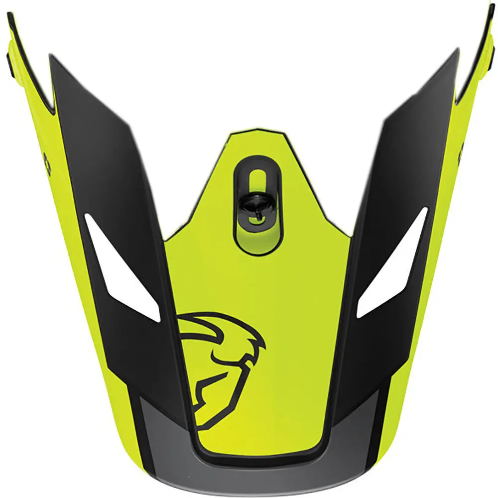 Thor Replacement Visor Peak For Sector Helmets Split Black/Acid 1
