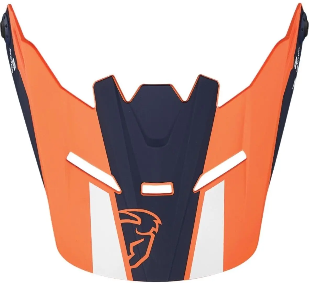 Thor Replacement Visor Peak For Sector Youth Helmets Split Orange/Navy 1