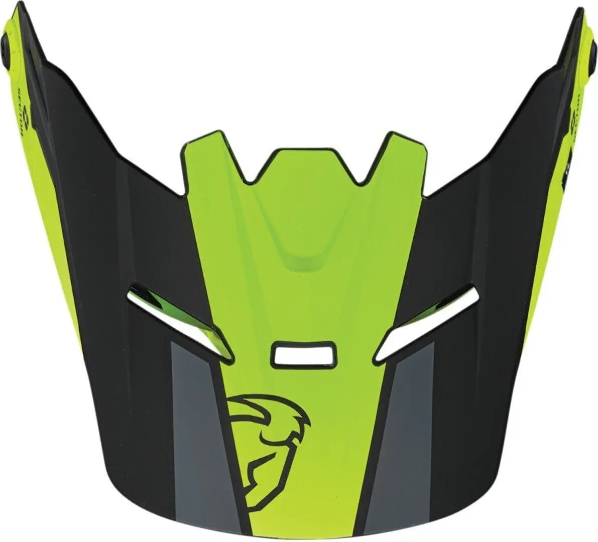 Thor Replacement Visor Peak For Sector Youth Helmets Split Acid/Black 1