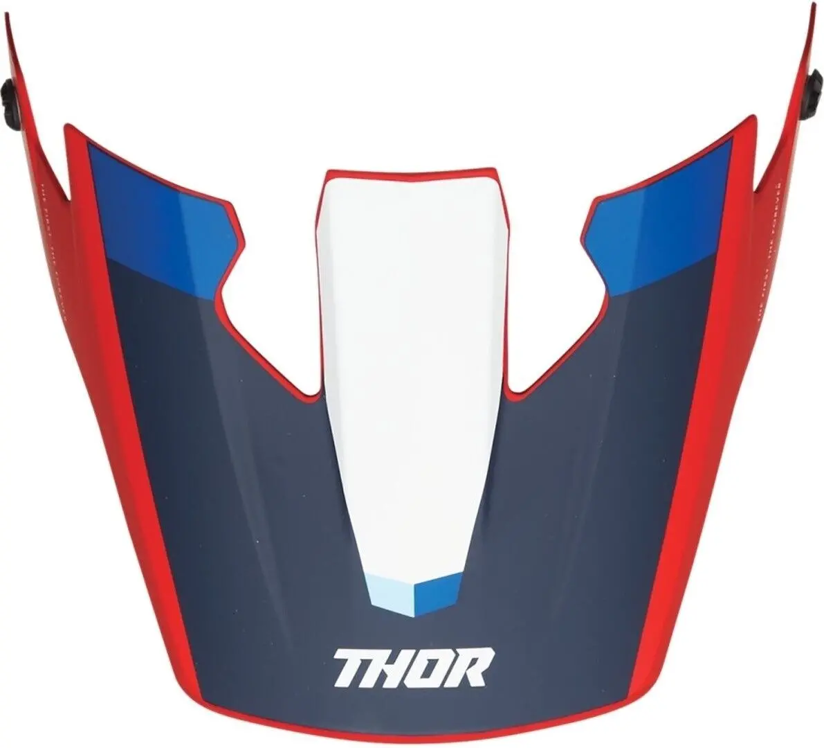 Thor Replacement Visor Peak For Reflex Helmets Apex Red/White/Blue 1