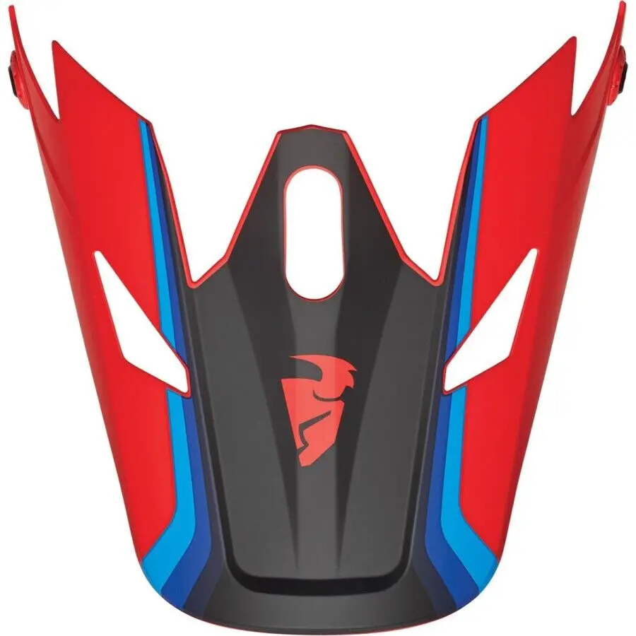 Thor Replacement Peak For Sector Helmets Red/Blue 1