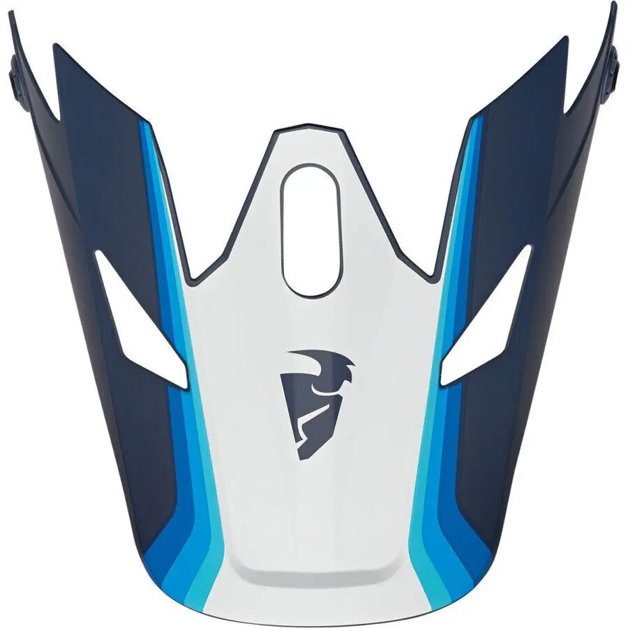 Thor Replacement Peak For Sector Helmets Navy/White 1