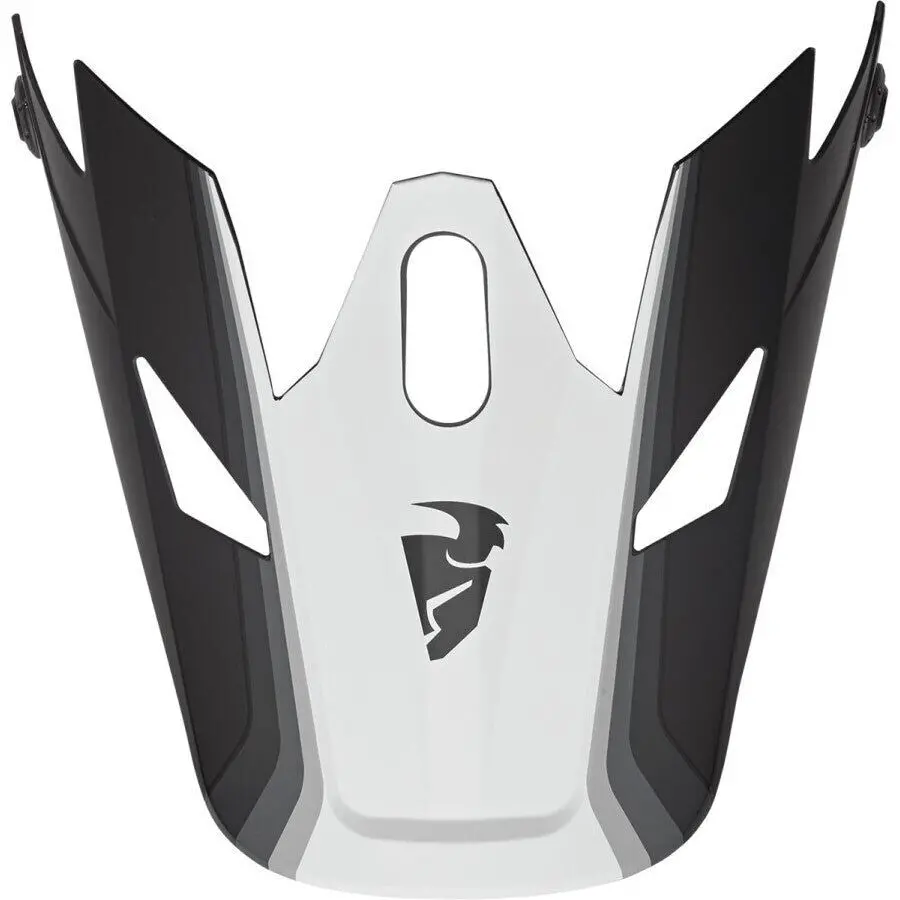 Thor Replacement Peak For Sector Helmets Black/White 1
