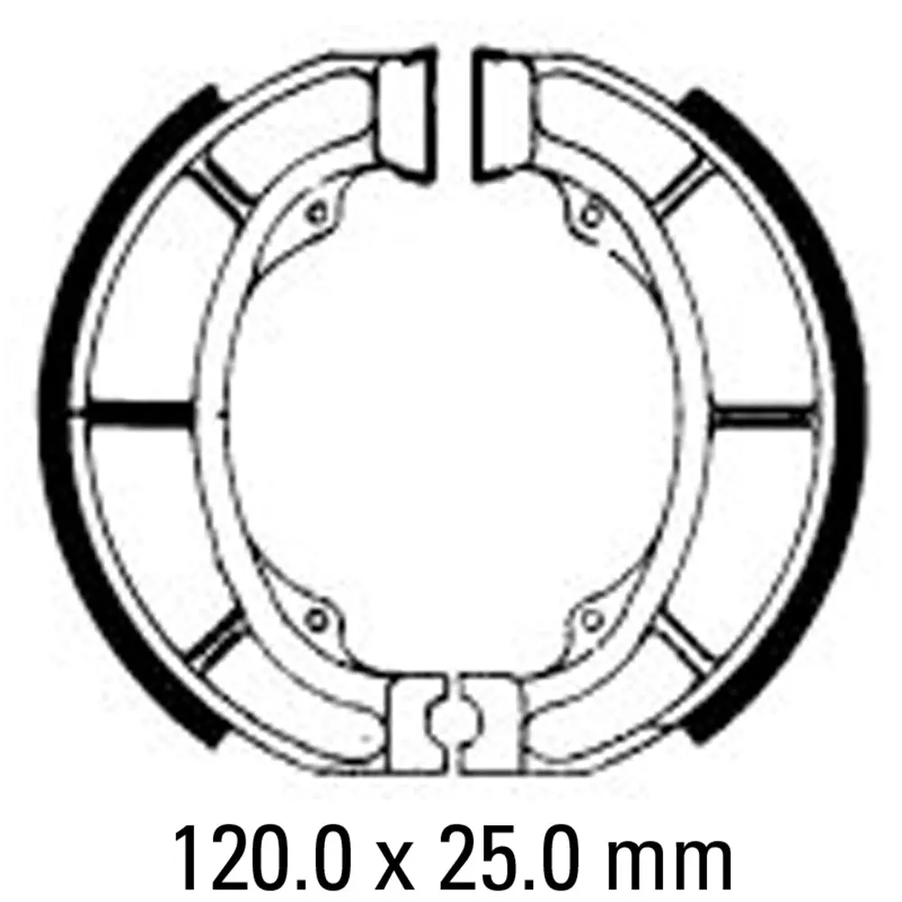 Ferodo Eco Fr Brake Shoe Set - Fsb777a [Ef]           [New1908] 1