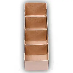 Parts Box H/Duty Cardboard 12X4x4 4 Compartments 1