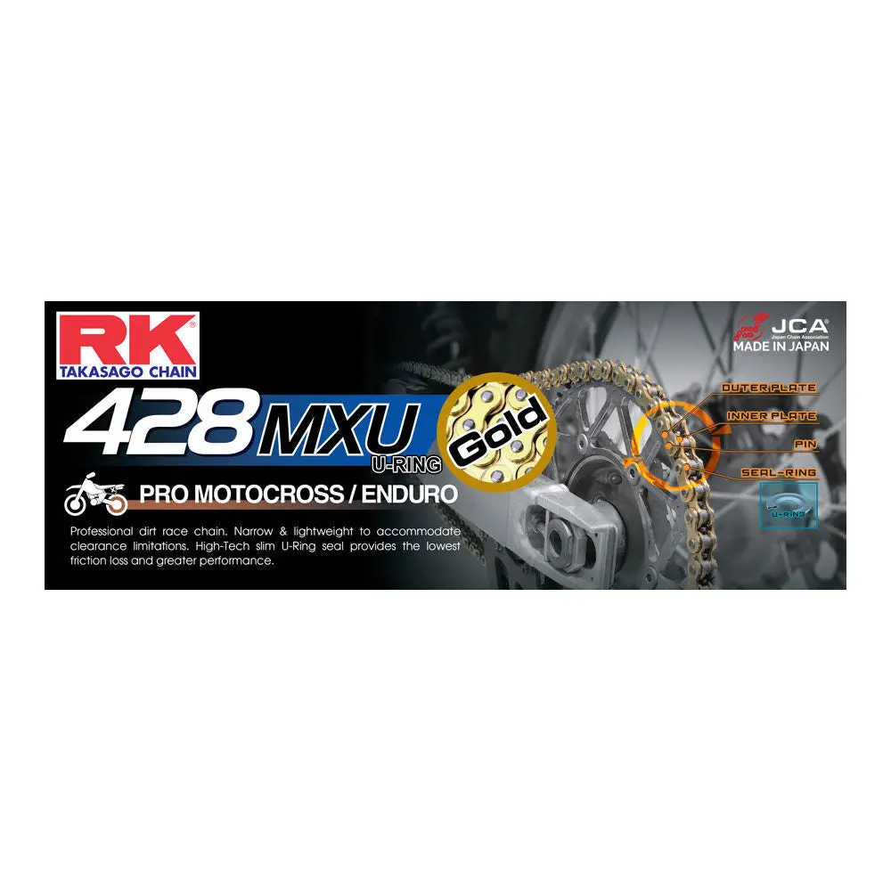 Rk Chain Gb428mxu-136L Gold 1