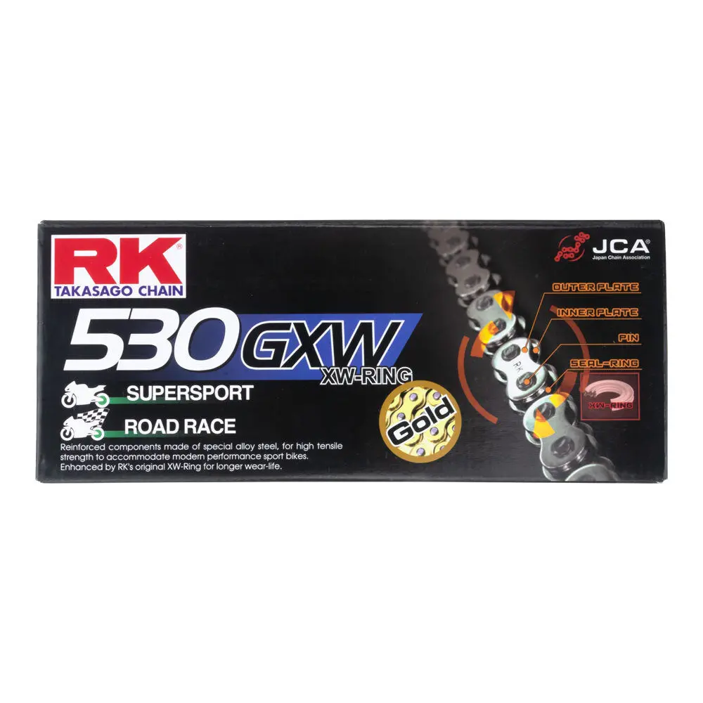 Rk Chain 530Gxw 120L Gold 1