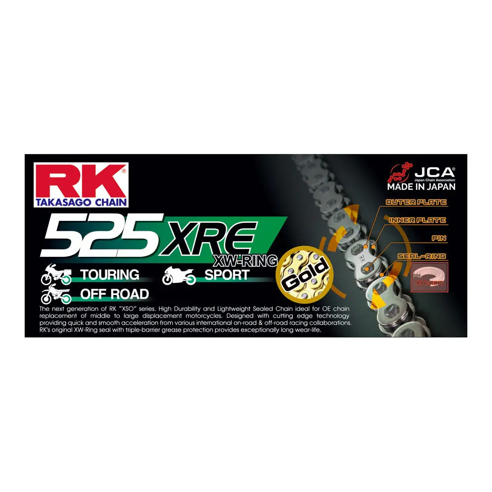 Rk Chain Gb525xre-120L Gold 1