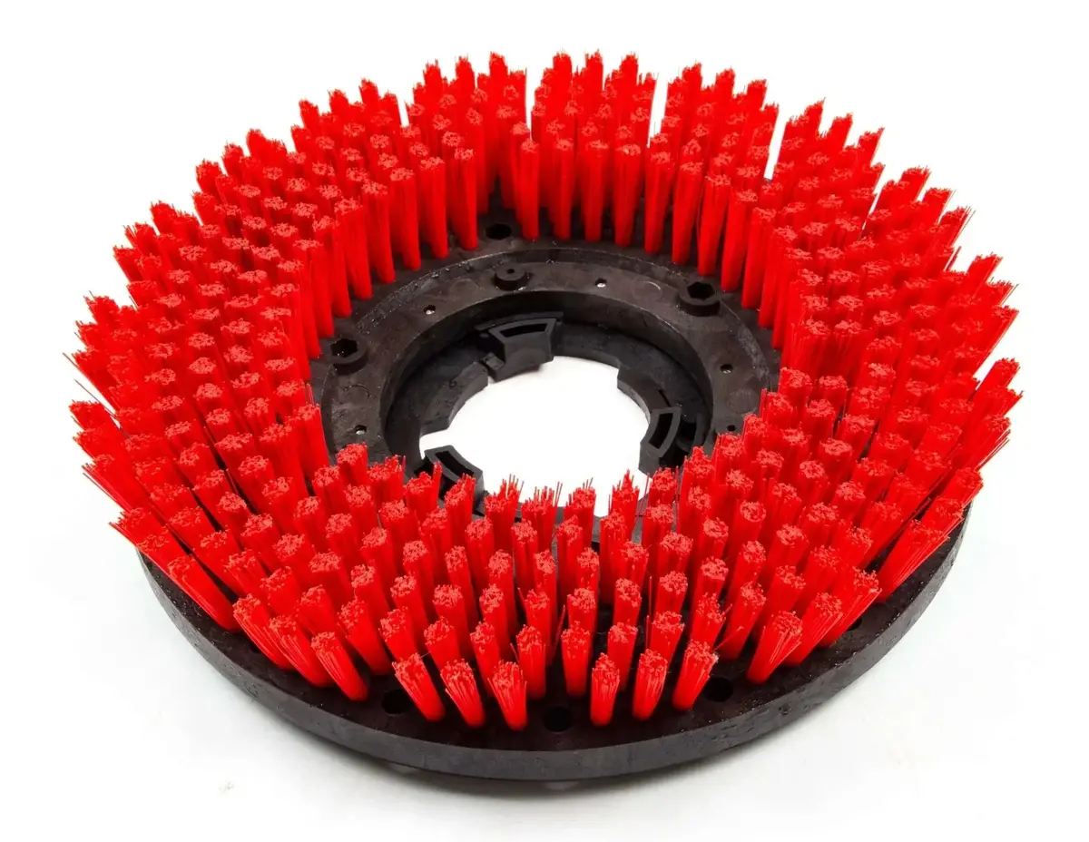 14" Heavy Duty Red Disk Scrub Brush For Sunmax Rt15 Floor Scrubber Machine 1