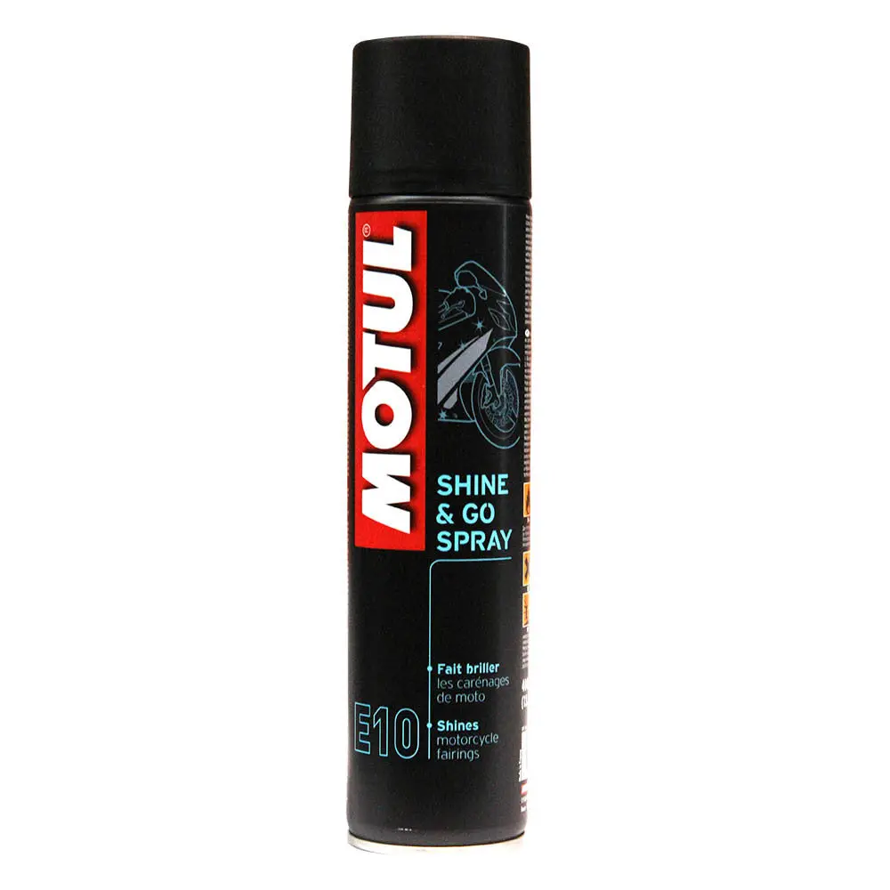 Motul E10 Shine & Go Silicone Clean 400Ml Ctn12 (Dg2.1 - Un1950) Aerosol 1