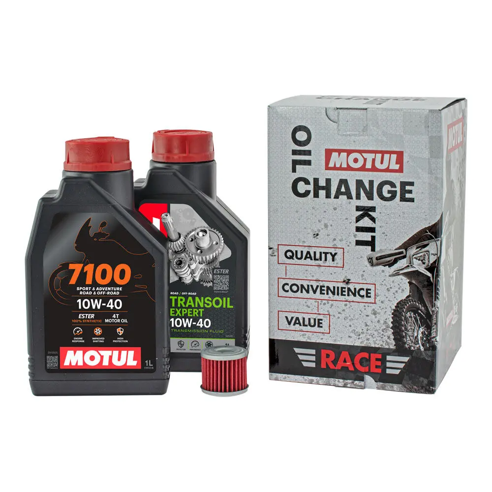 Motul Race Oil Change Kit - Honda Crf250 04~17 Crf450 02~16 1
