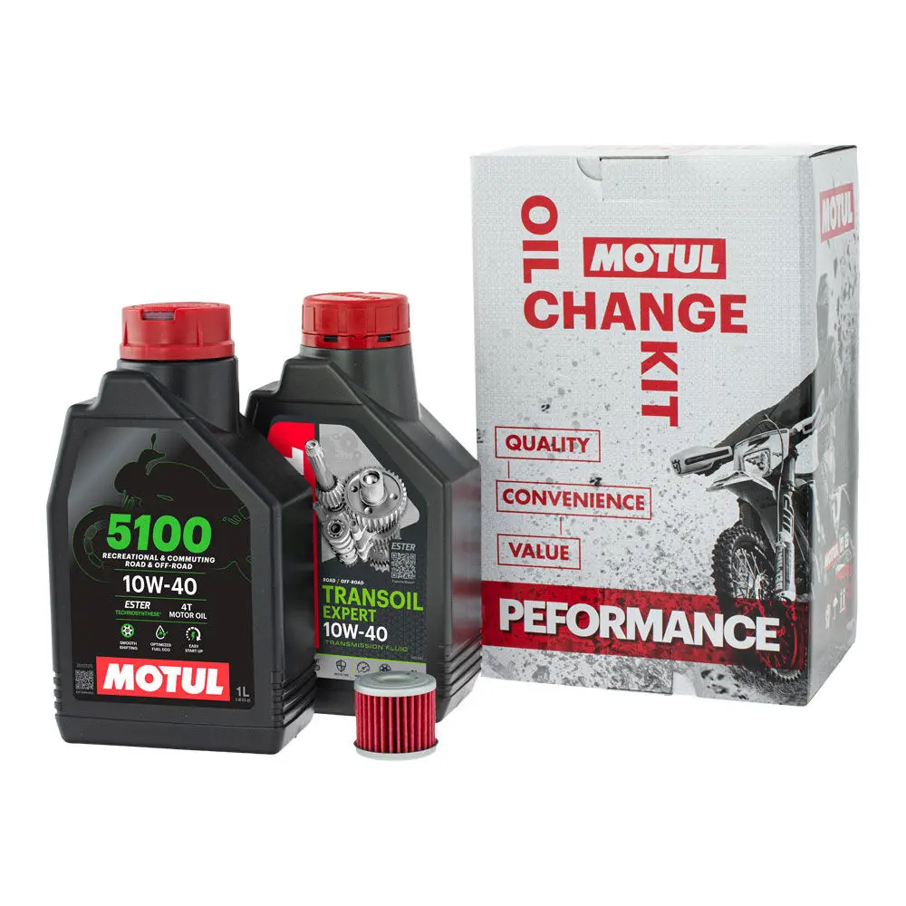 Motul Performance Oil Change Kit - Honda Crf250 04~17 / 450 02~16 1