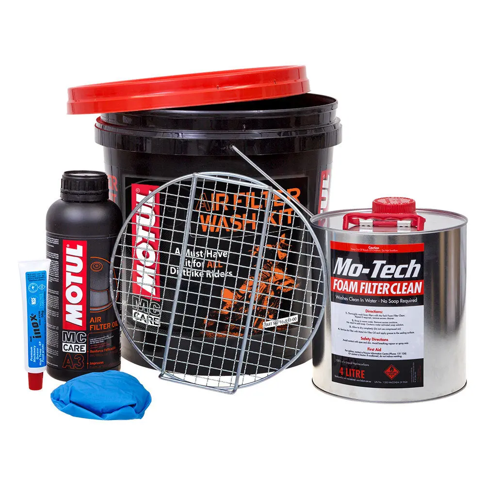 Motul Bucket - Air Filter Wash Kit (Dg 3.3 - Un1300 & Un1993) 1