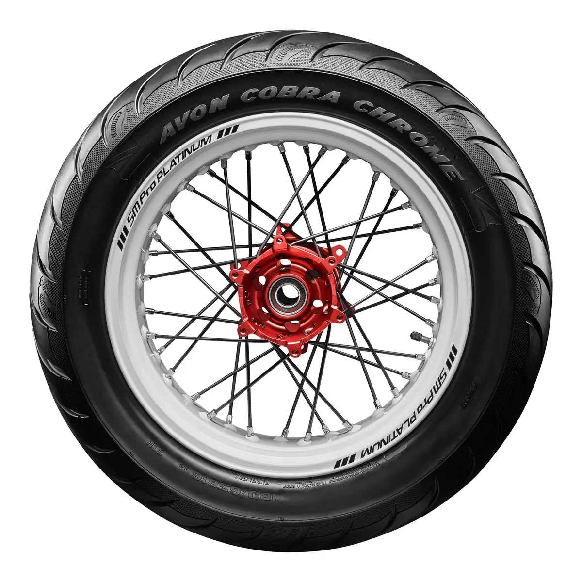 Avon Cobra Chrome 140/90B16 Rear Tyre (77H Rating) Av92 2