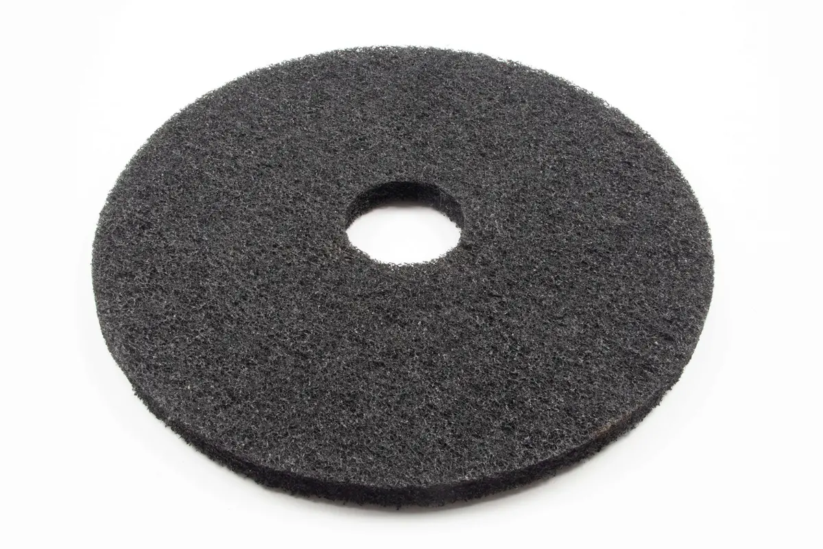 17" Black Burnishing Pads For Floor Buffer Machine Sm420ac And Sm421ac (Pack Of 5) 1