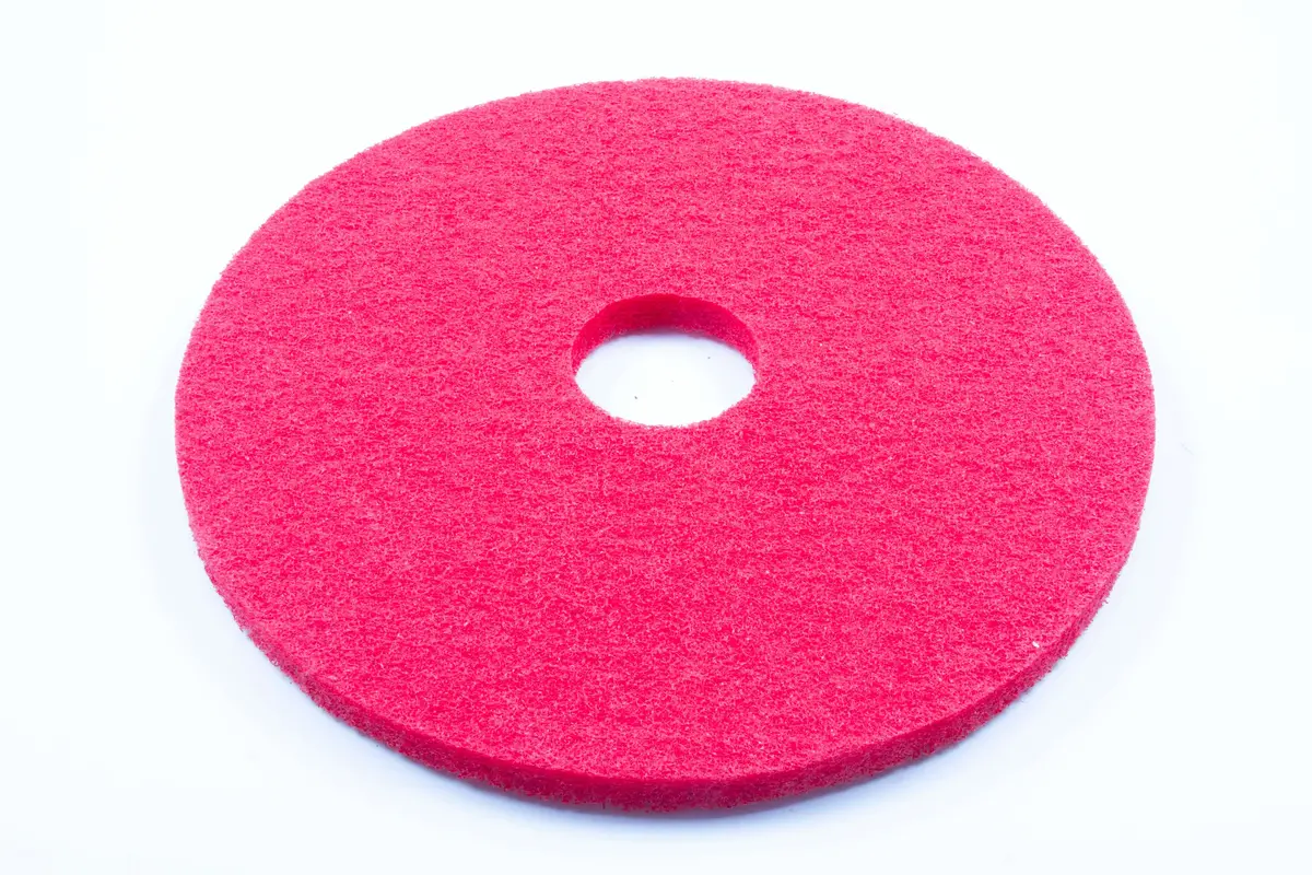 17" Red Burnishing Pads For Floor Buffer Machine Sm420ac And Sm421ac (Pack Of 5) 1