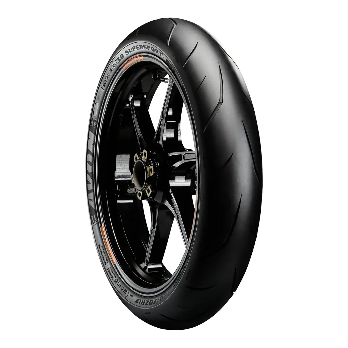 Avon 3D Supersport 120/70Zr17 Front Tyre (58W Rating) 1