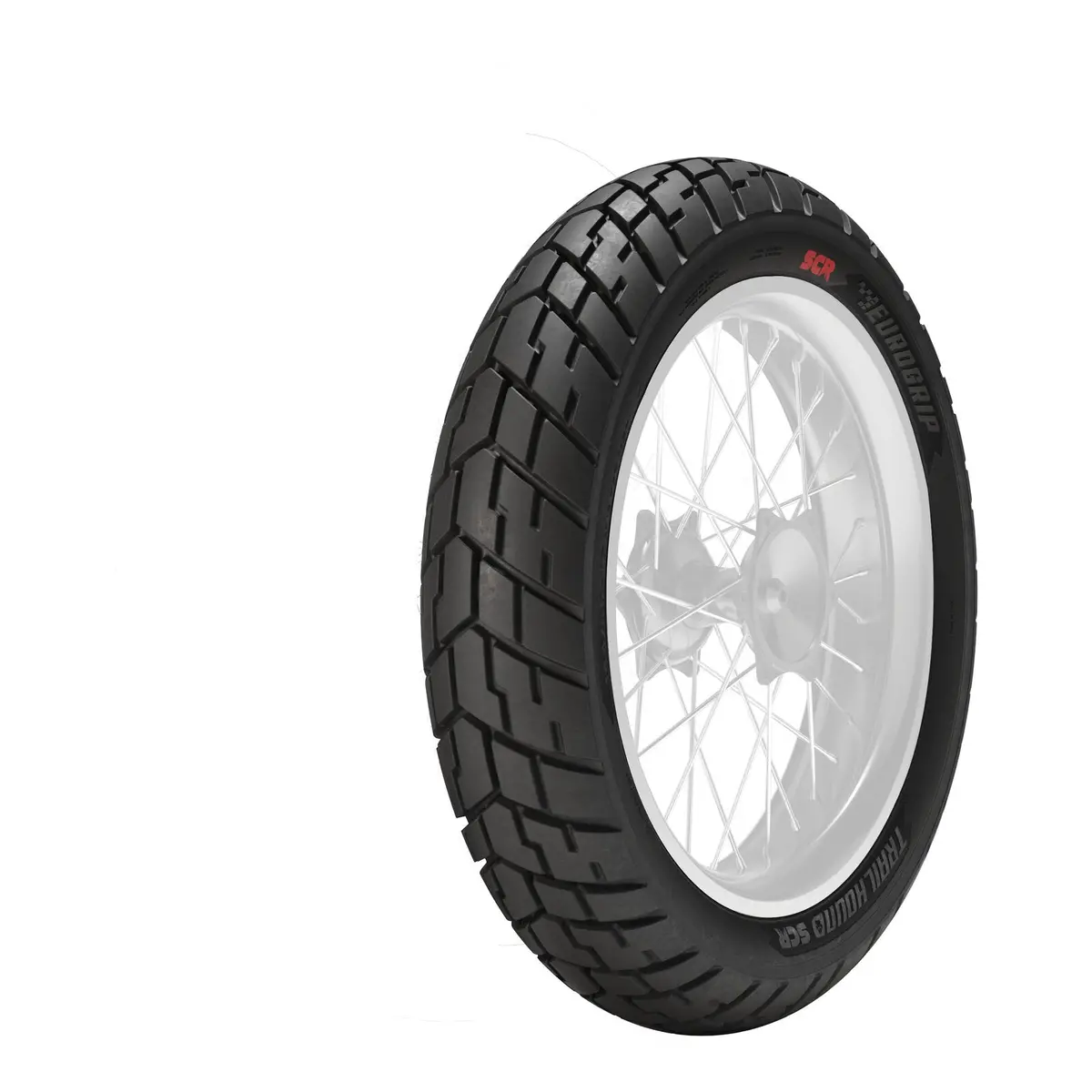 Eurogrip Trailhound Scr 150/60-17 Rear Tubeless Tyre (66H Rating, Radial) 1
