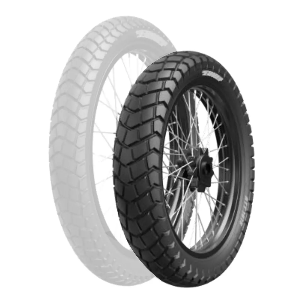 Eurogrip Att1015 120/80-18 Tube Type Rear Tyre (62H Rating) 1