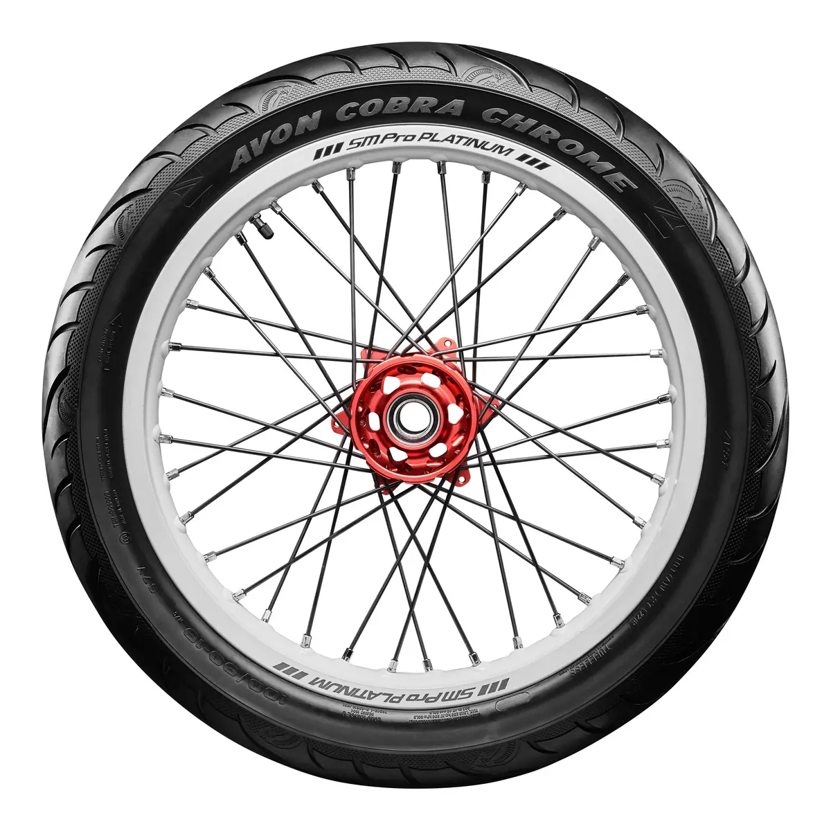Avon Cobra Chrome 120/70Zr19 Front Tyre (60W Rating) Av91 2